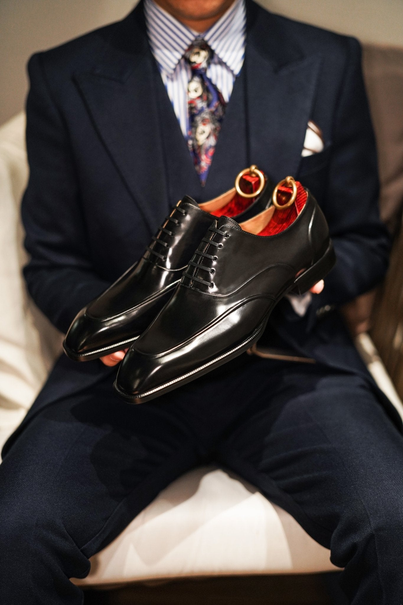 men's dress shoes for black suit Best to Wear with a in 2026: Oxford, Derby, Loafer & Monk S – Afloir $100-$120 Amberjack The Original (Midnight) Jack and Jill of America Protocol Textured Dress - PRE-ORDER (Size):S Black / 10.5
