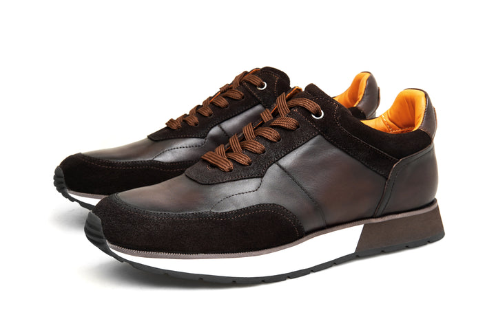 Luxury Leather Runner Sneakers