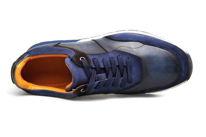 Luxury Leather Runner Sneakers