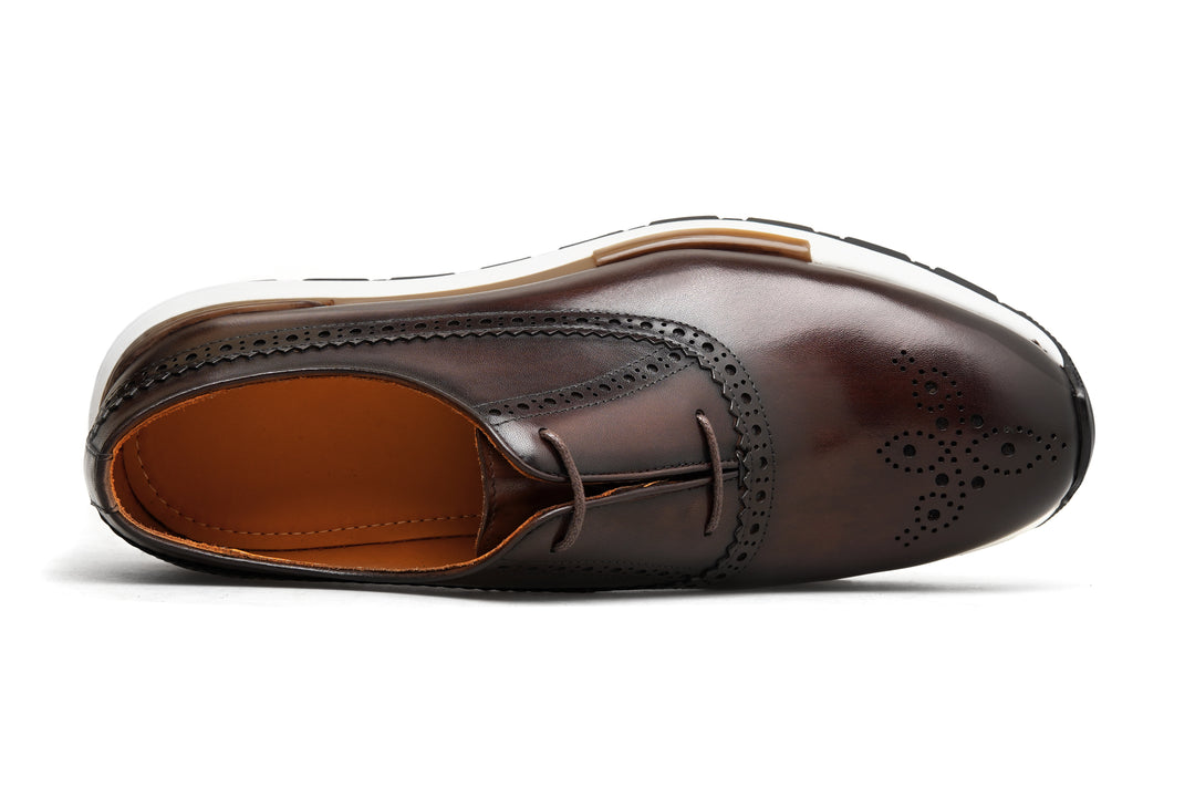 Handmade Leather Brogue Sneakers