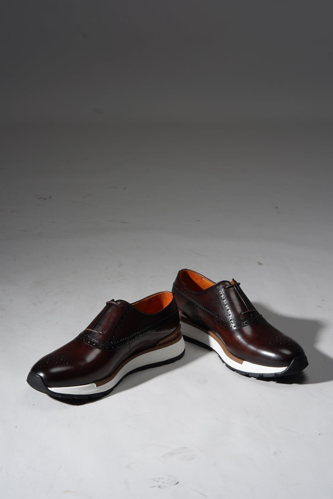 Handmade Leather Brogue Sneakers