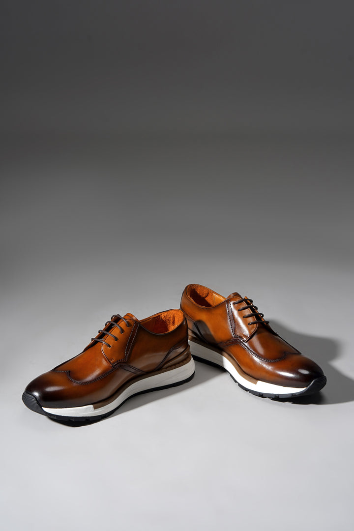 Handmade Leather Hybrid Derby Sneakers