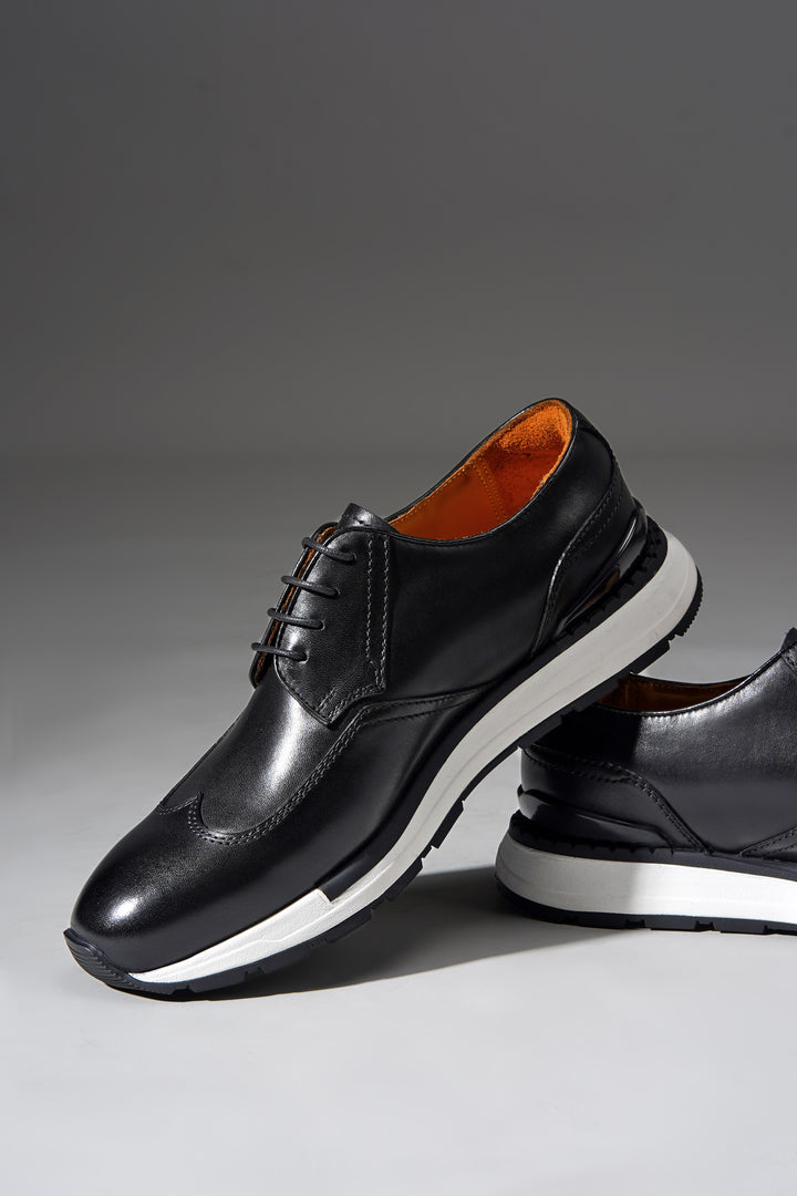 Handmade Leather Hybrid Derby Sneakers
