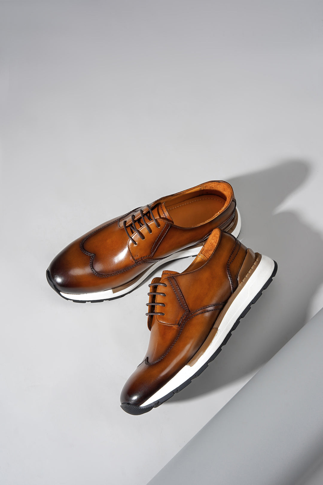Handmade Leather Hybrid Derby Sneakers