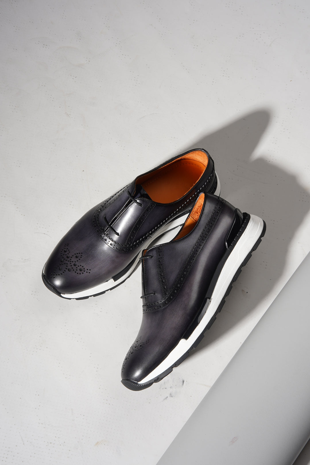 Handmade Leather Brogue Sneakers