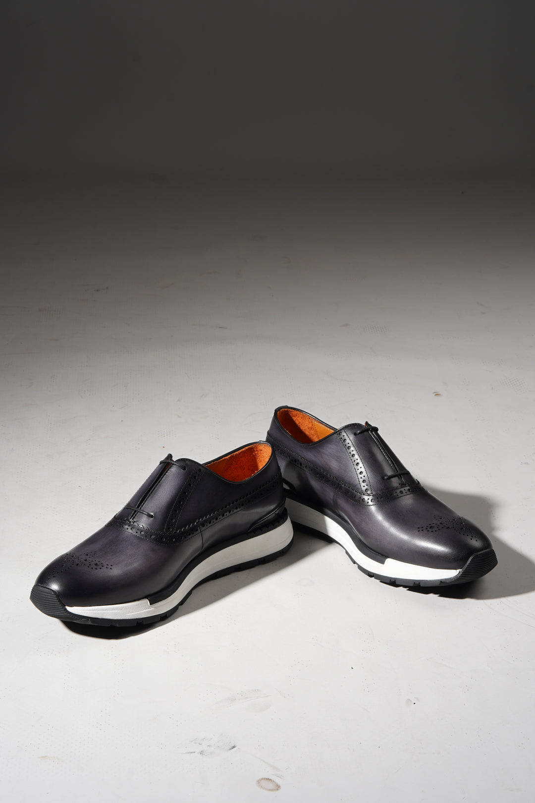 Handmade Leather Brogue Sneakers