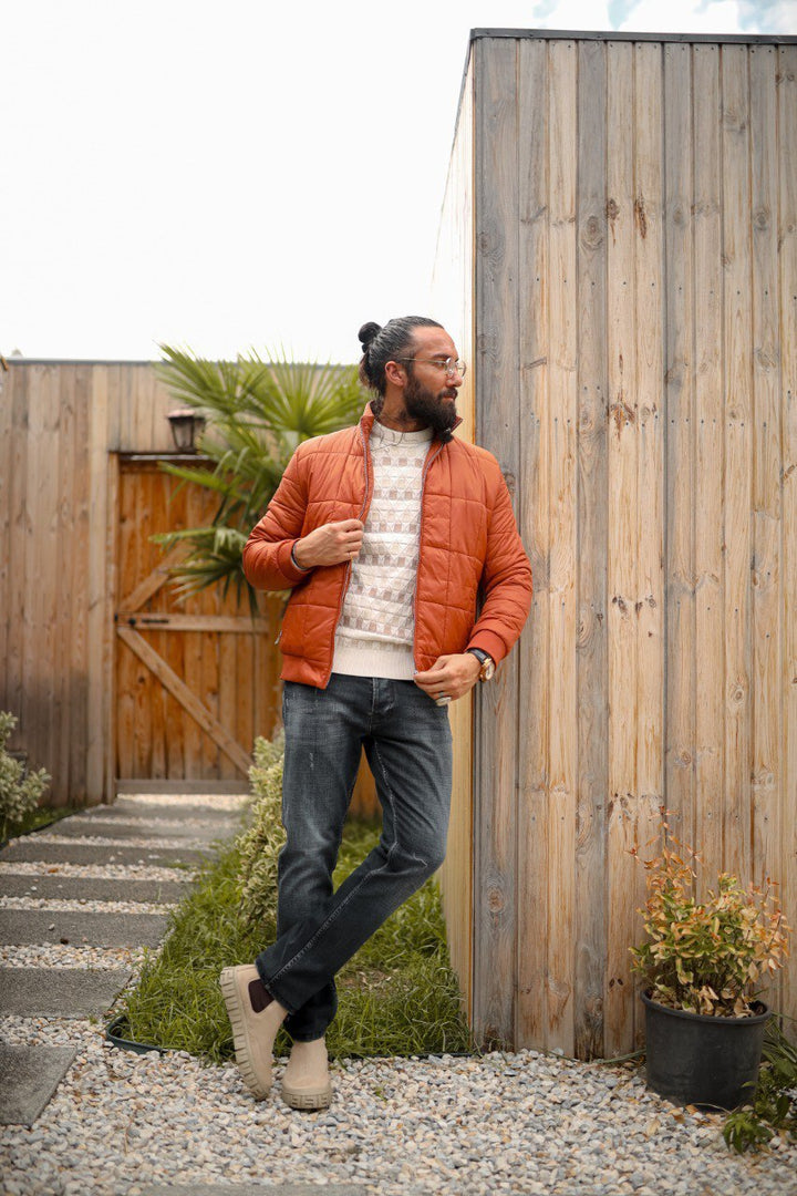 Zipper Pocket Detailed Coat