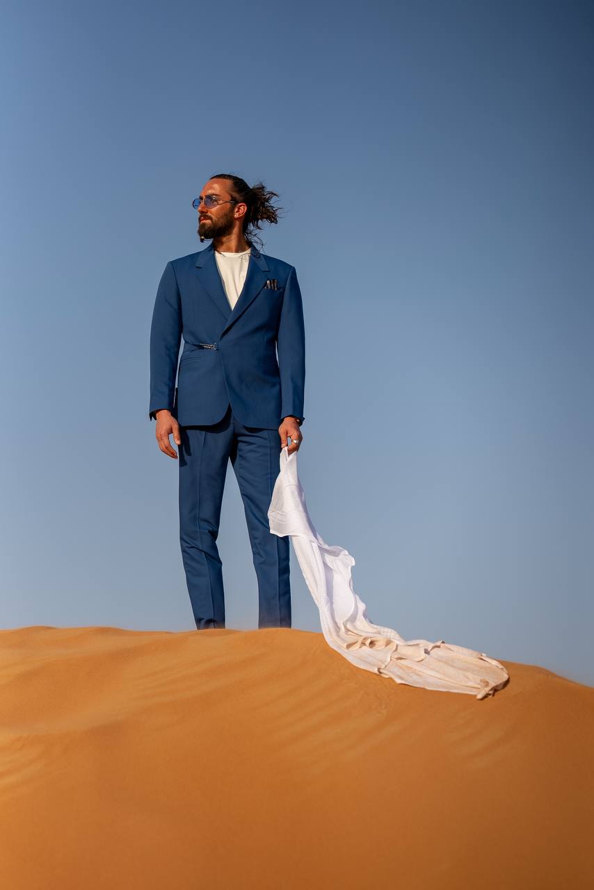 The Casual Luxe Set – Navy Blue