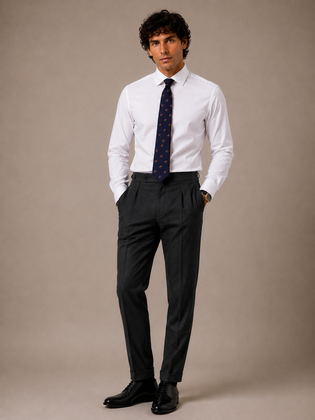 Premium 100% Cotton Non-Iron Dress Shirt