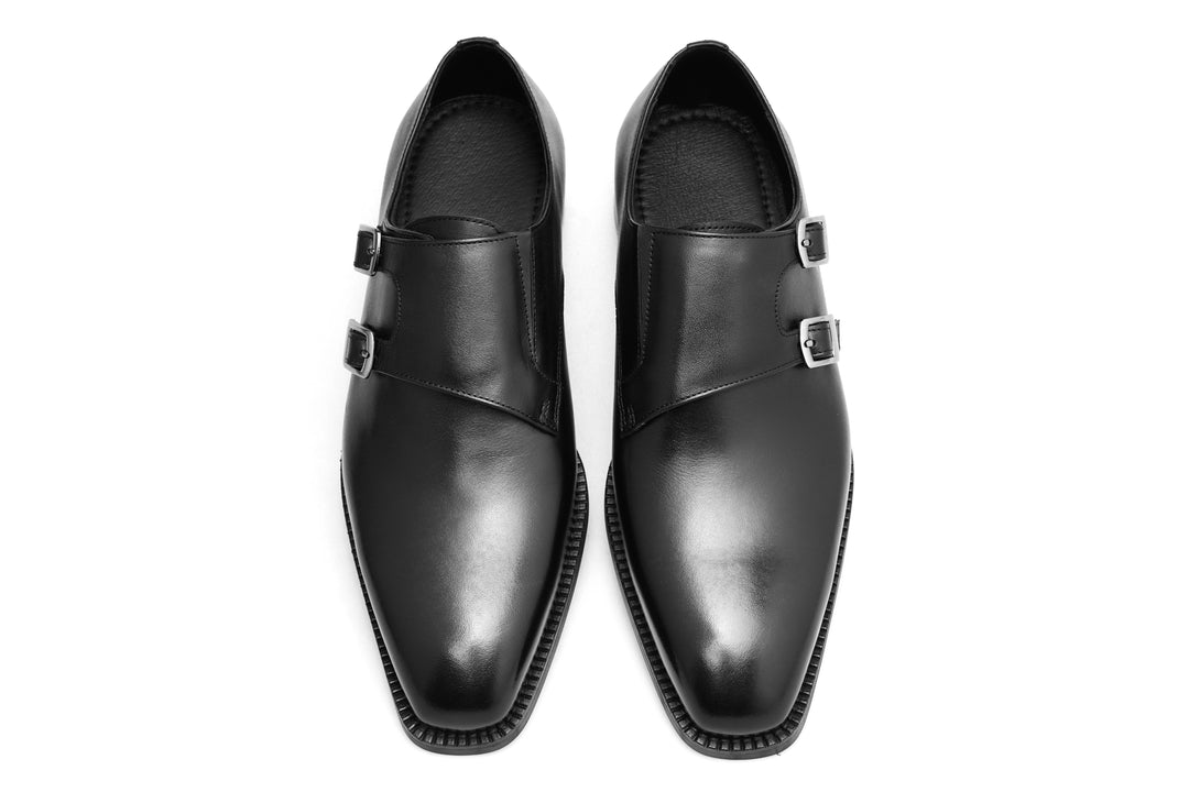 The Double Monkstrap - Black