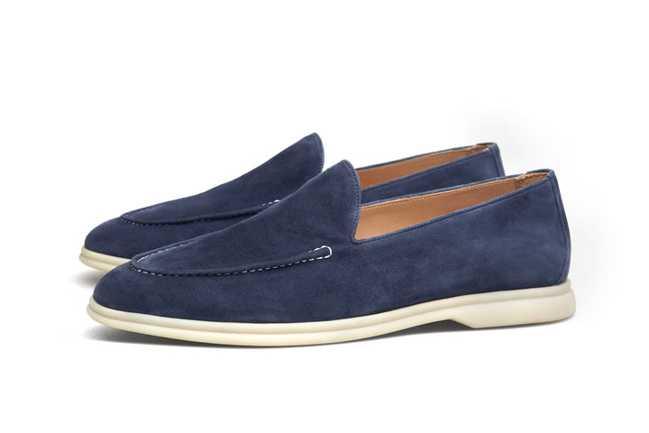 Midnight Blue Suede Loafer