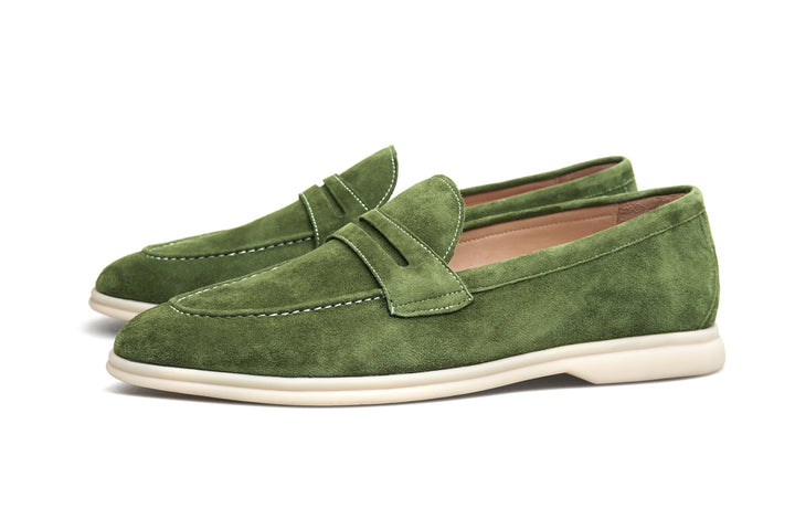 Olive Grove Penny Loafers