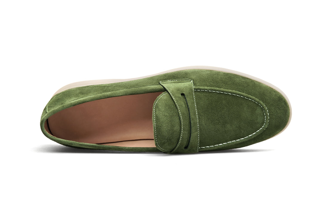 Olive Grove Penny Loafers