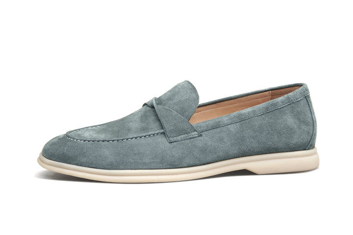 Sage Twist Suede Loafer