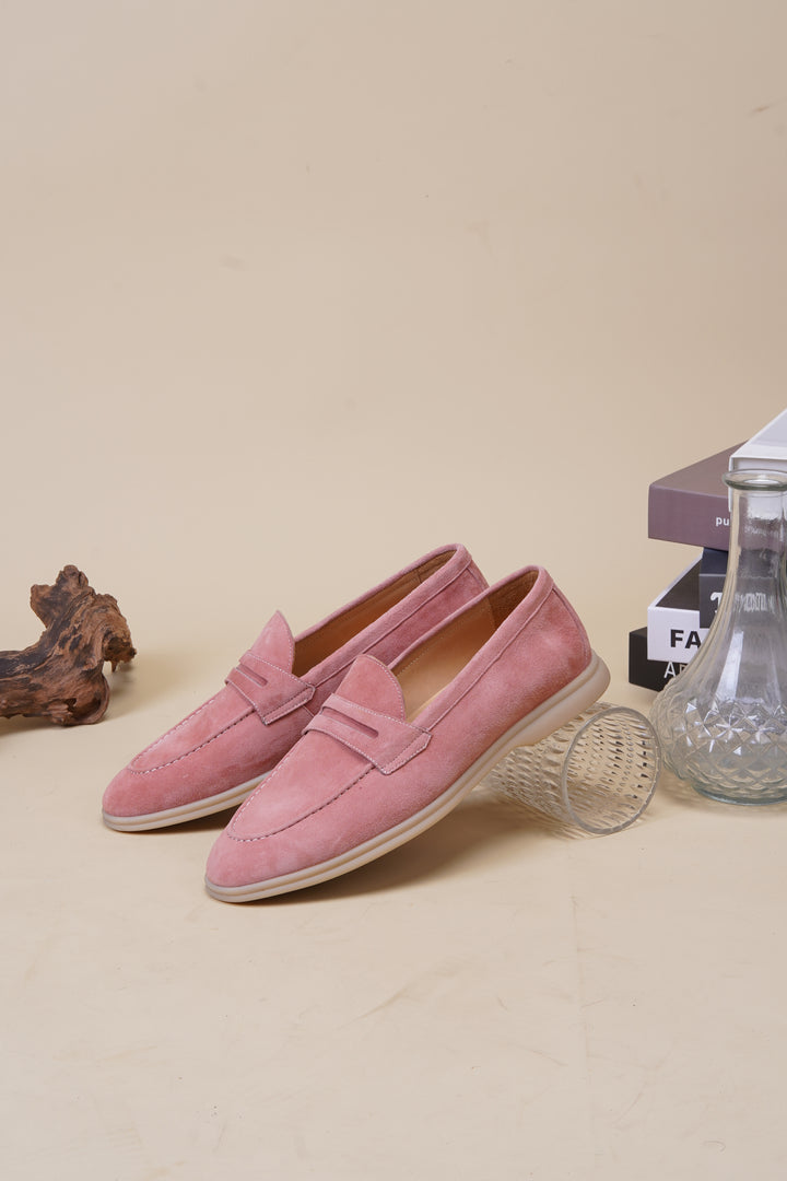 Rosewood Blush Penny Loafers