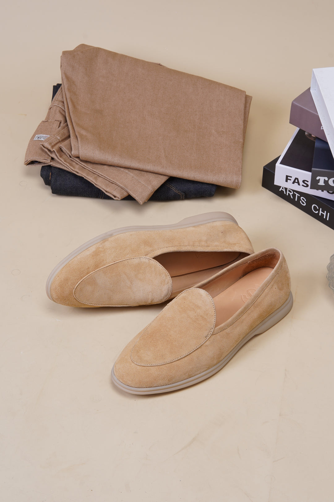 Sandstone Suede Loafer