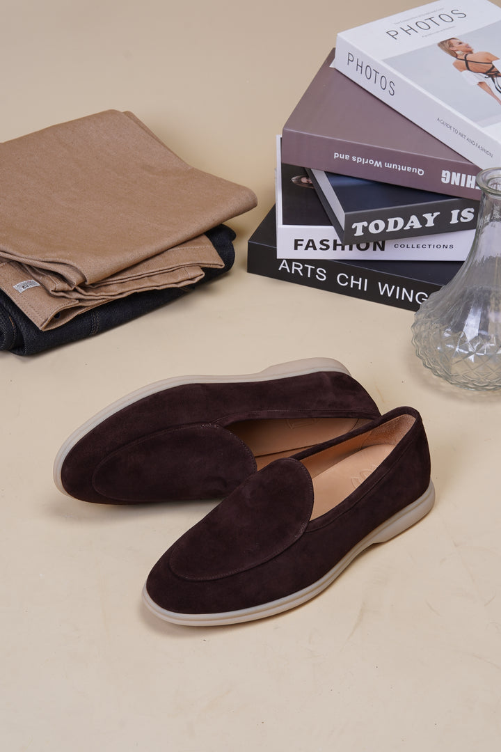 Espresso Suede Loafer