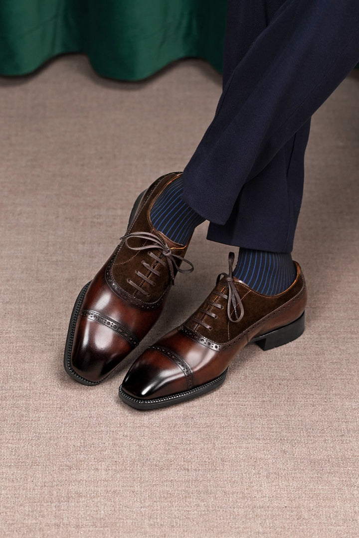 Regent Suede-Panel Oxford