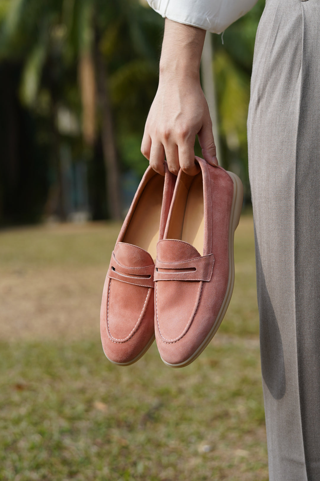 Rosewood Blush Penny Loafers