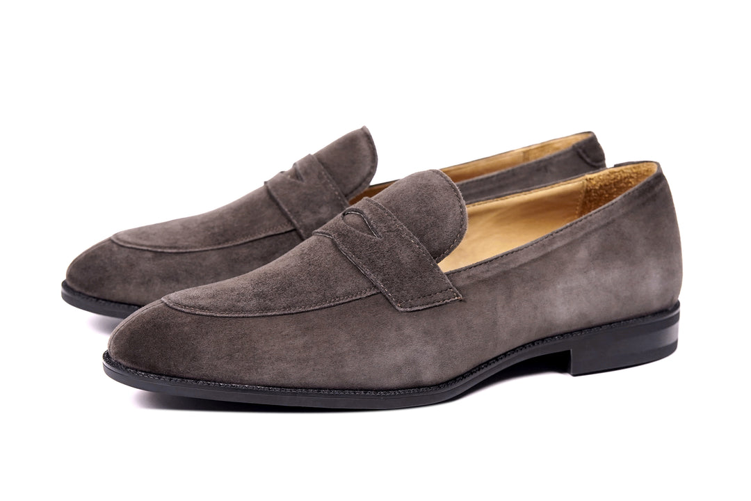 Elegant Suede Penny Loafers