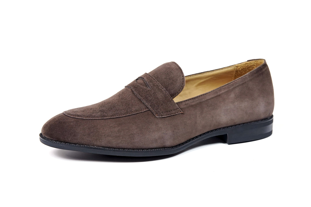 Elegant Suede Penny Loafers