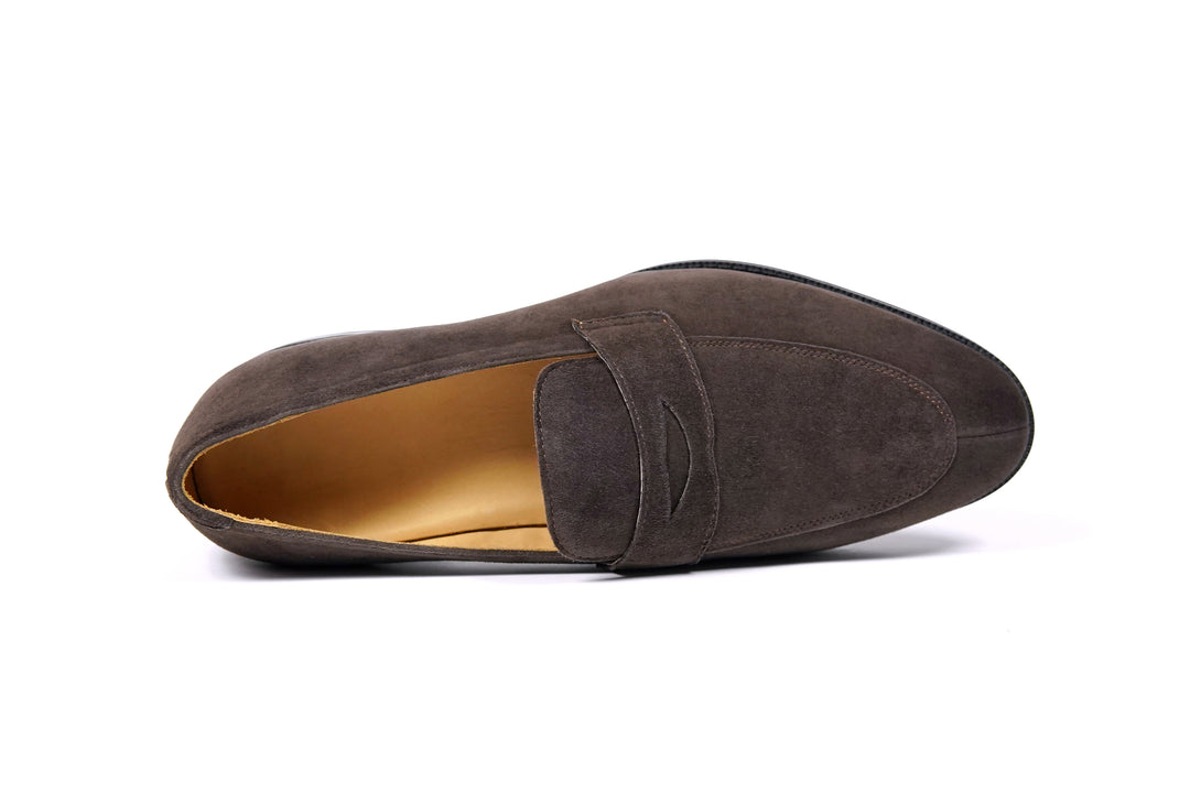 Elegant Suede Penny Loafers