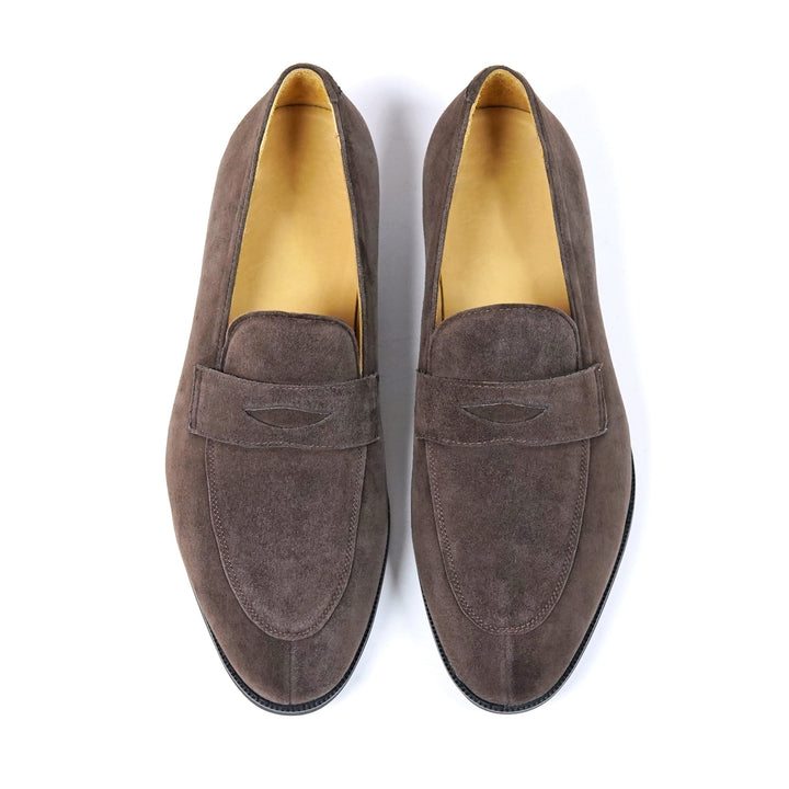 Elegant Suede Penny Loafers