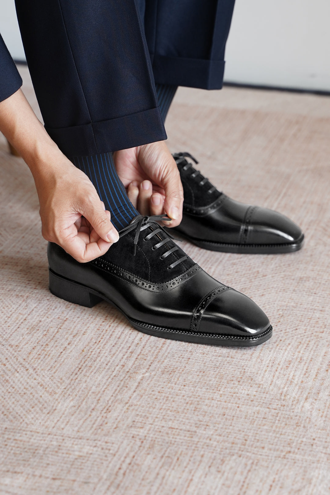 Regent Suede-Panel Oxford