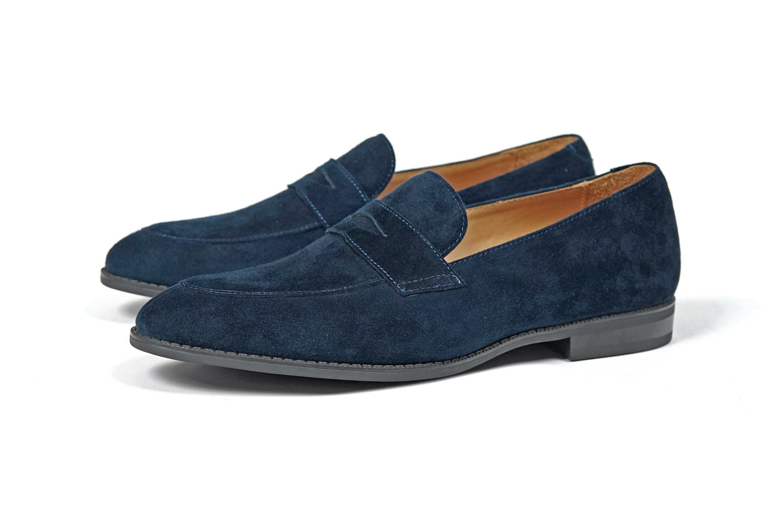 Elegant Suede Penny Loafers