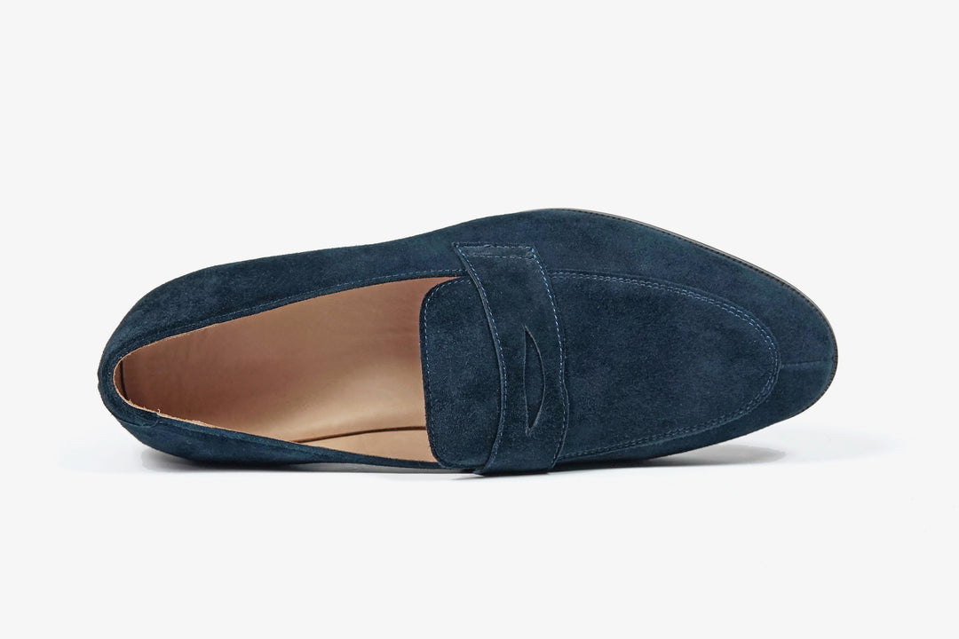 Elegant Suede Penny Loafers