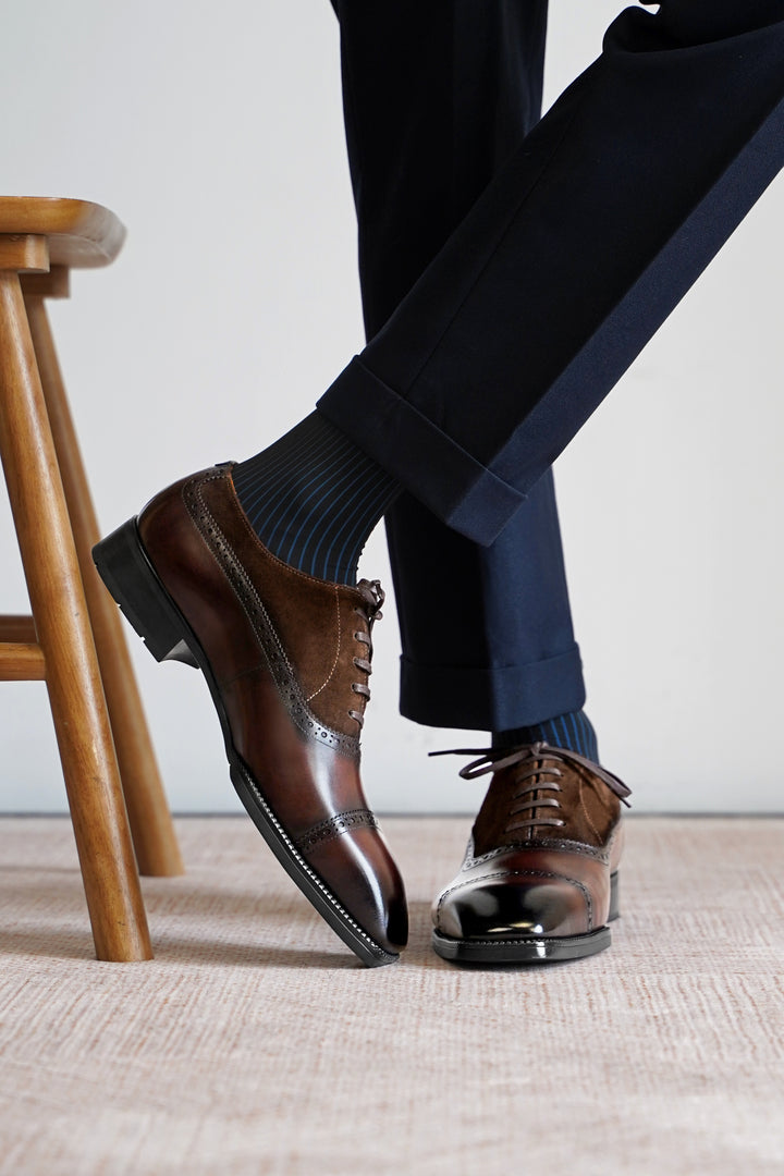 Regent Suede-Panel Oxford