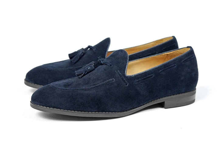 Tassel Detail Suede Loafer