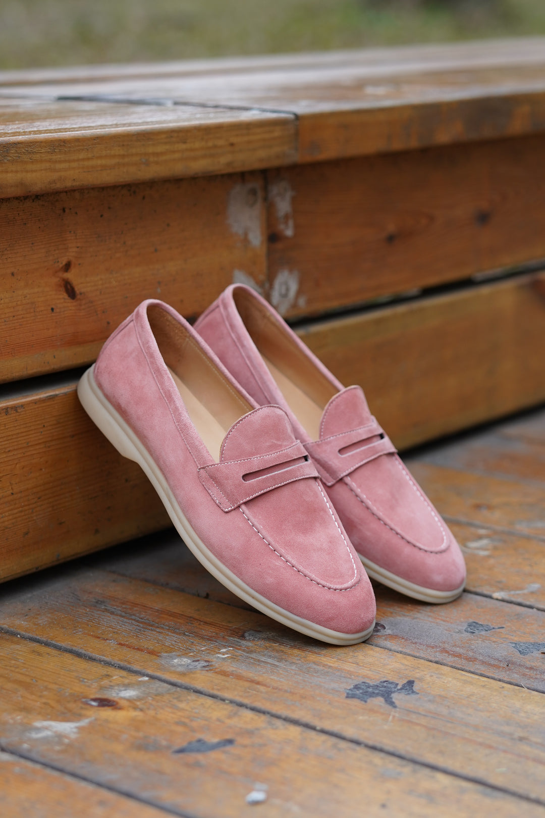 Rosewood Blush Penny Loafers