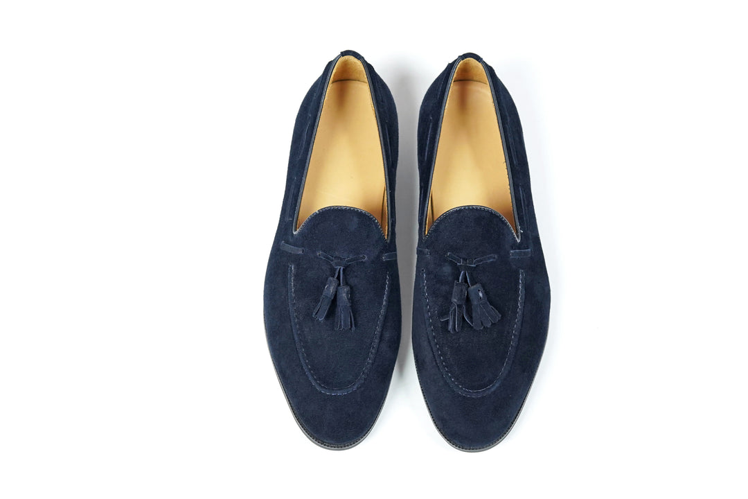 Tassel Detail Suede Loafer