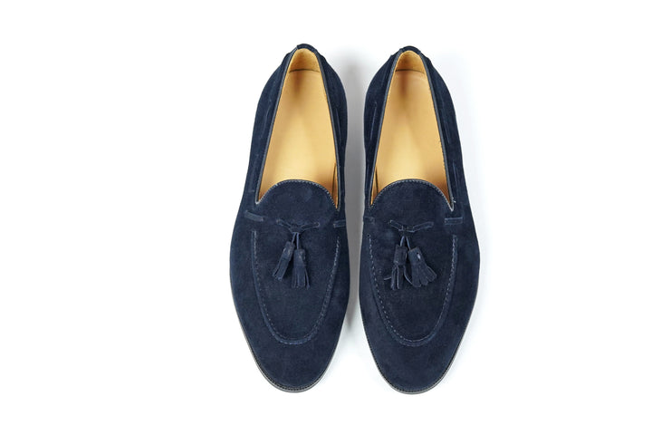 Tassel Detail Suede Loafer