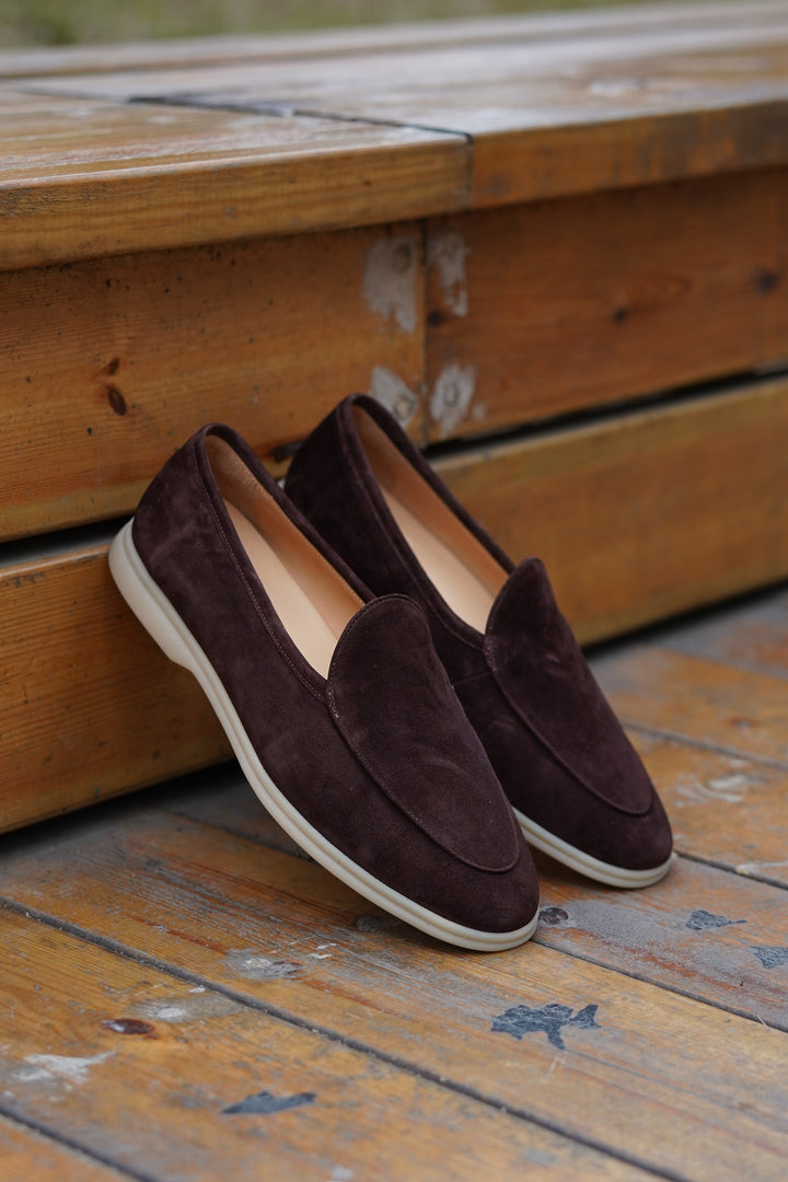 Espresso Suede Loafer