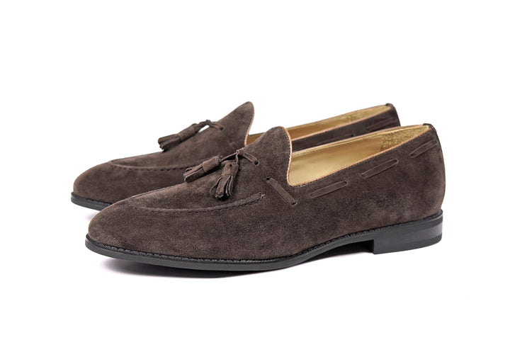 Tassel Detail Suede Loafer
