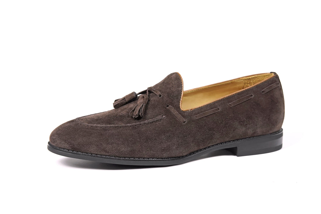 Tassel Detail Suede Loafer