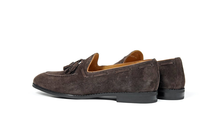 Tassel Detail Suede Loafer
