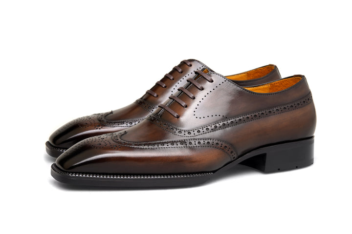 Handmade Wingtip Oxford Shoes
