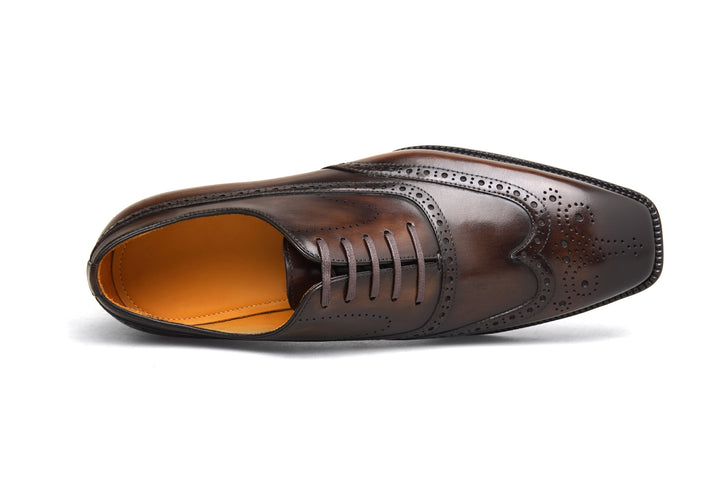 Handmade Wingtip Oxford Shoes