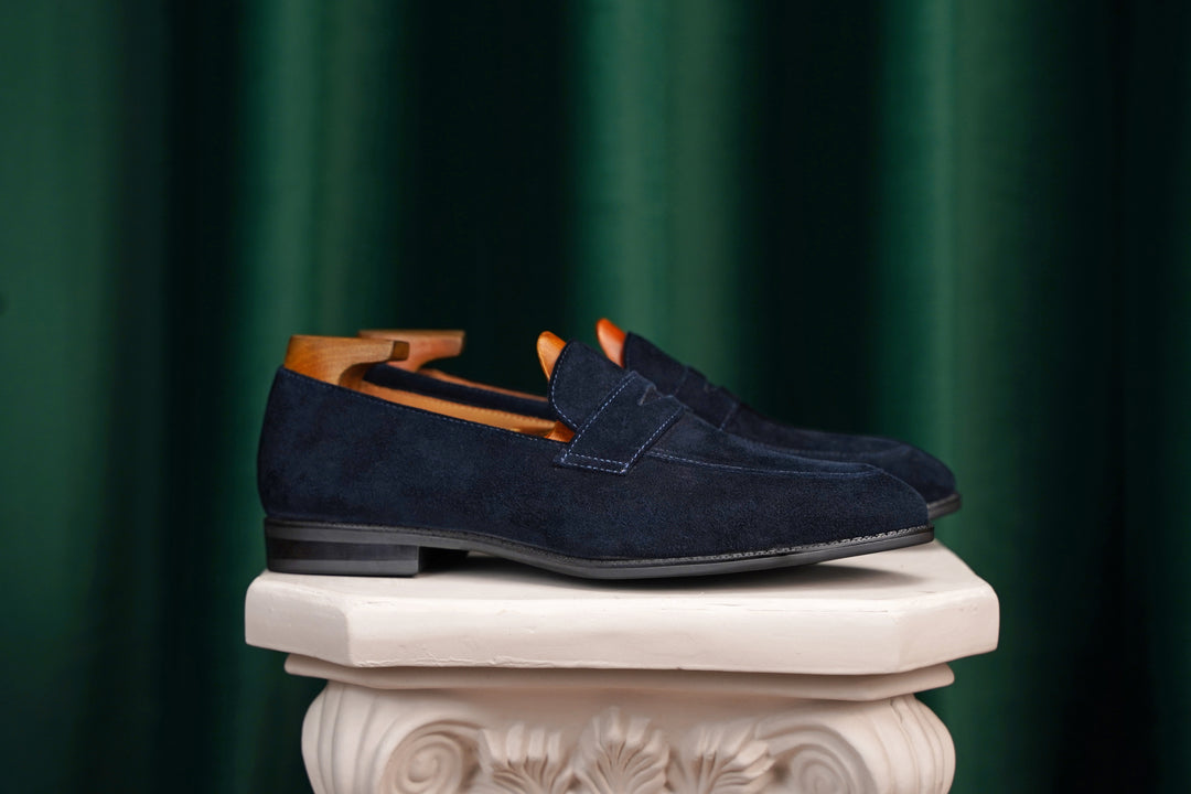 Elegant Suede Penny Loafers