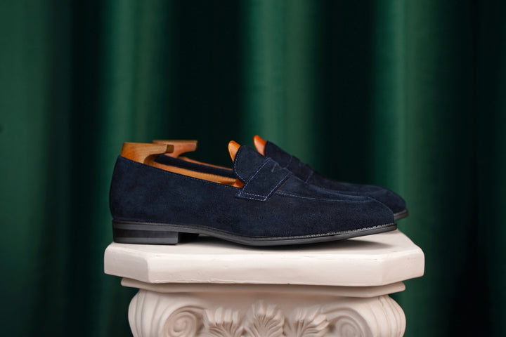 Elegant Suede Penny Loafers