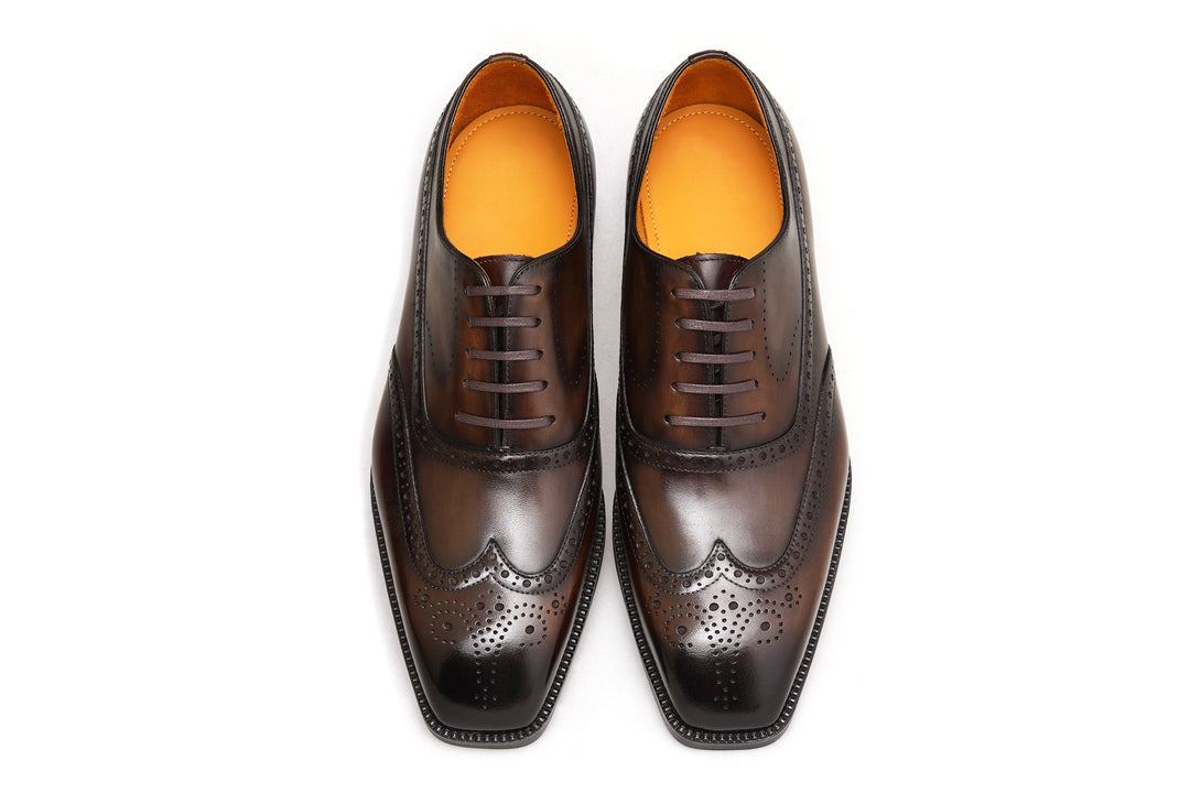 Handmade Wingtip Oxford Shoes