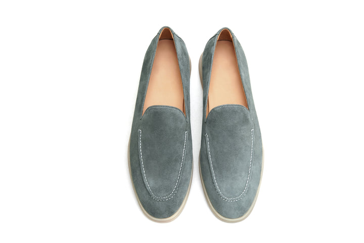 Sage Grey Suede Loafer