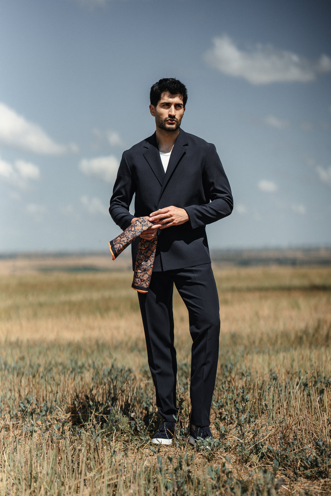 Special Design Comfortable Suit - NAVY BLUE