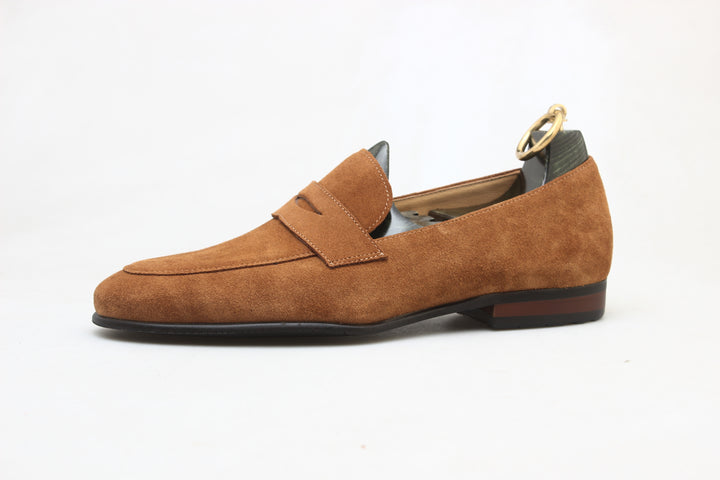Suede Penny Loafers