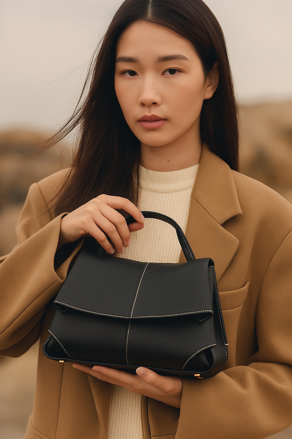 The Afloir Varenne Leather Satchel