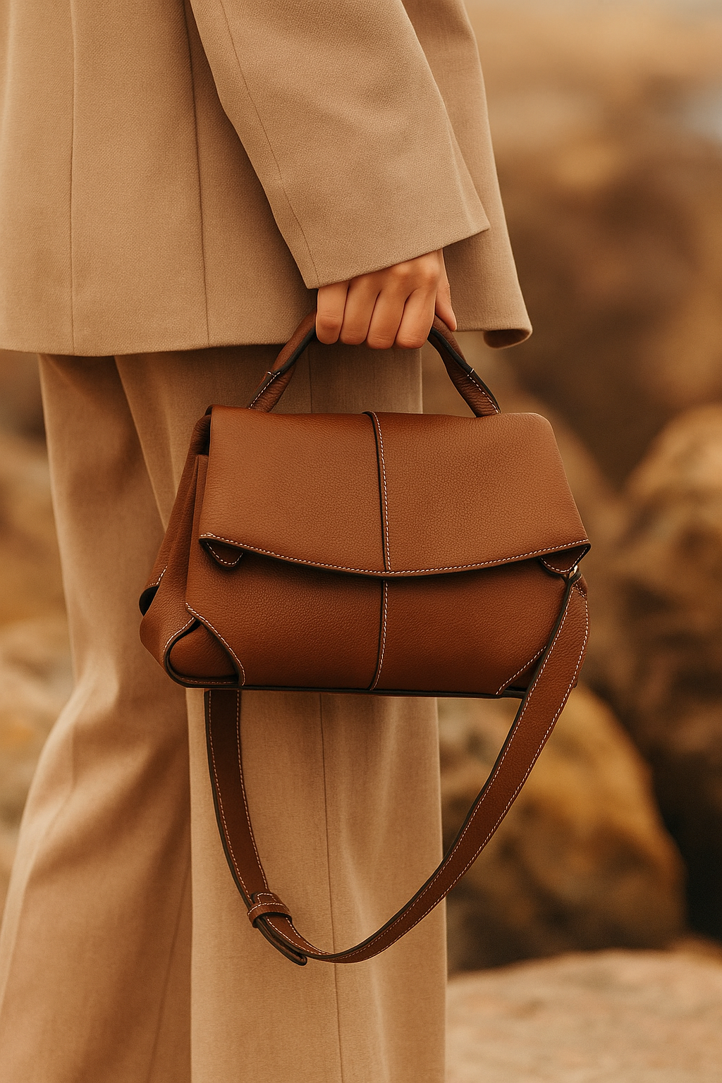 The Afloir Varenne Leather Satchel
