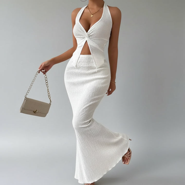 Long Dress Set - Two Piece